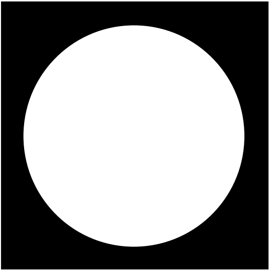 Circular frequency-domain mask